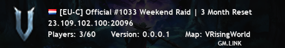 [EU-C] Official #1033 Weekend Raid | 3 Month Reset