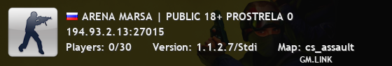 ARENA MARSA | PUBLIC 18+ PROSTRELA 0