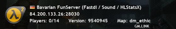 Bavarian FunServer (Fastdl / Sound / HLStatsX)