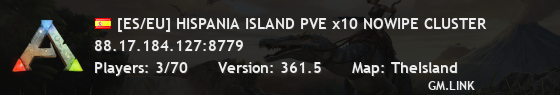 [ES/EU] HISPANIA ISLAND PVE x10 NOWIPE CLUSTER