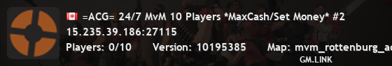 =ACG= 24/7 MvM 10 Players *MaxCash/Set Money* #2