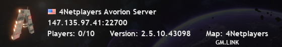 4Netplayers Avorion Server