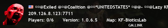 ��@Exiled @�@Coalition @��*UNITEDSTATES* �@@- ��@Lazy KF/K