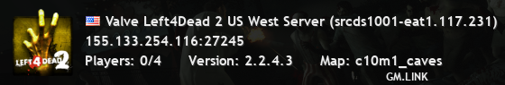 Valve Left4Dead 2 US West Server (srcds1001-eat1.117.231)