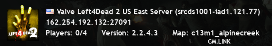 Valve Left4Dead 2 US East Server (srcds1001-iad1.121.77)