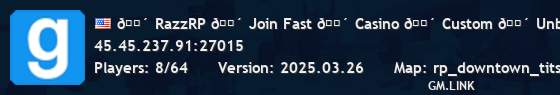🔴 RazzRP 🔴 Join Fast 🔴 Casino 🔴 Custom 🔴 Unbox �