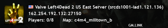 Valve Left4Dead 2 US East Server (srcds1001-iad1.121.136)