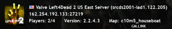 Valve Left4Dead 2 US East Server (srcds2001-iad1.122.205)