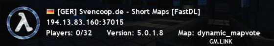 [GER] Svencoop.de - Short Maps [FastDL]