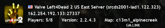 Valve Left4Dead 2 US East Server (srcds2001-iad1.122.323)