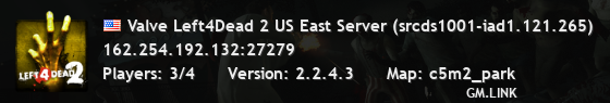 Valve Left4Dead 2 US East Server (srcds1001-iad1.121.265)