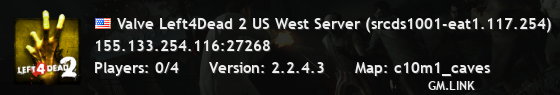 Valve Left4Dead 2 US West Server (srcds1001-eat1.117.254)