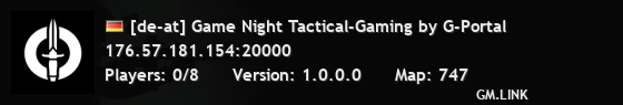 [de-at] Game Night Tactical-Gaming by G-Portal