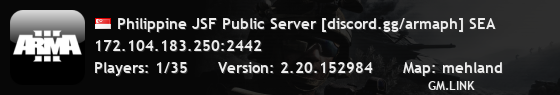 Philippine JSF Public Server [discord.gg/armaph] SEA