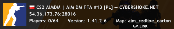 CS2 AIMDM | AIM DM FFA #13 [PL] — CYBERSHOKE.NET