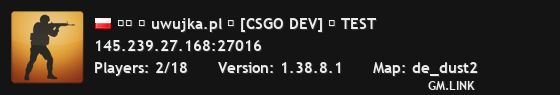 ██ ★ uwujka.pl ★ [CSGO DEV] ⚫ TEST