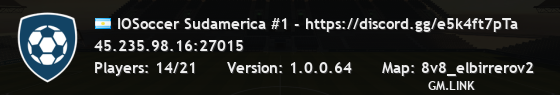 IOSoccer Sudamerica #1 - https://discord.gg/e5k4ft7pTa