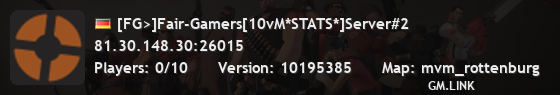 [FG>]Fair-Gamers[10vM*STATS*]Server#2