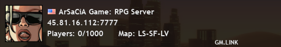 ArSaCiA Game: RPG Server