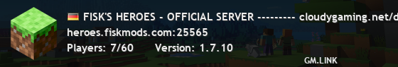 FISK'S HEROES - OFFICIAL SERVER --------- cloudygaming.net/discord ---------