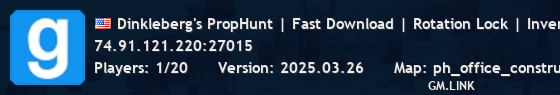Dinkleberg's PropHunt | Fast Download | Rotation Lock | Invento