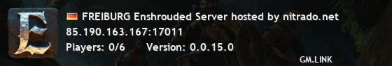 FREIBURG Enshrouded Server hosted by nitrado.net