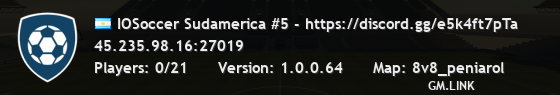 IOSoccer Sudamerica #5 - https://discord.gg/e5k4ft7pTa