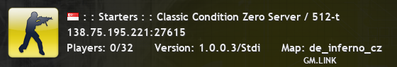 : : Starters : : Classic Condition Zero Server / 512-t