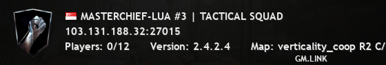 MASTERCHIEF-LUA #3 | TACTICAL SQUAD
