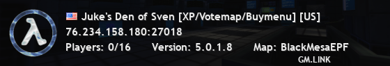 Juke's Den of Sven [XP/Votemap/Buymenu] [US]