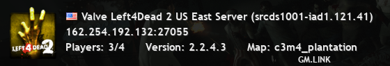 Valve Left4Dead 2 US East Server (srcds1001-iad1.121.41)