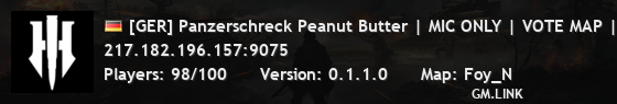 [GER] Panzerschreck Peanut Butter | MIC ONLY | VOTE MAP | VIP f