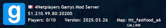 4Netplayers Garrys Mod Server