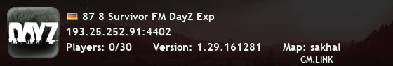 87 8 Survivor FM DayZ Exp