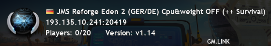 JMS Reforge Eden 2 (GER/DE) Cpu&weight OFF (++ Survival)