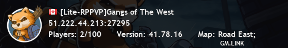 [Lite-RPPVP]Gangs of The West