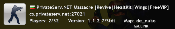 PrivateServ.NET Massacre [Revive|HealtKit|Wings|FreeVIP]