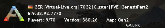 GER|Virtual-Live.org|70G2|Cluster|PVE|GenesisPart2