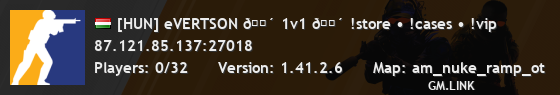 [HUN] eVERTSON 🔴 1v1 🔴 !store • !cases • !vip