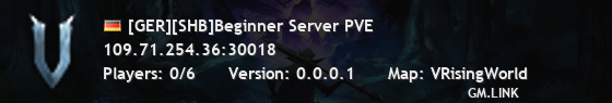 [GER][SHB]Beginner Server PVE