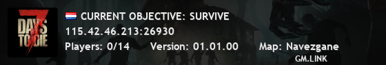 CURRENT OBJECTIVE: SURVIVE