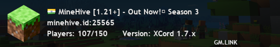 MineHive [1.21+] - Out Now!❤ Season 3