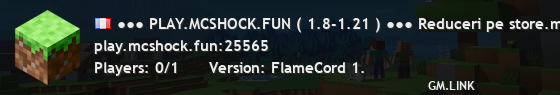 ●●● PLAY.MCSHOCK.FUN ( 1.8-1.21 ) ●●● Reduceri pe store.mcshock.fun de Halloween 🎃