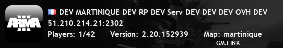 DEV MARTINIQUE DEV RP DEV Serv DEV DEV DEV OVH DEV