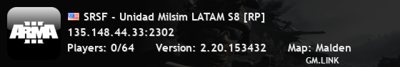 SRSF - Unidad Milsim LATAM S8 [RP]