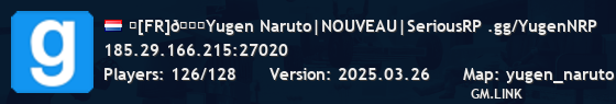 ►[FR]🍃Yugen Naruto|NOUVEAU|SeriousRP .gg/YugenNRP