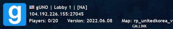 gUNO | Lobby 1 | [NA]