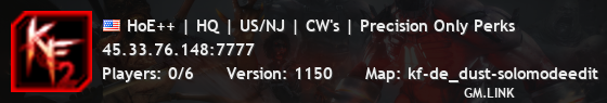 HoE++ | HQ | US/NJ | CW's | Precision Only Perks  [114 / 459]