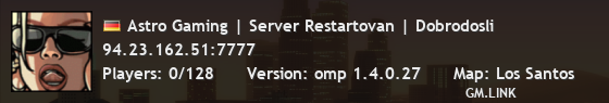 Astro Gaming | Server Restartovan | Dobrodosli