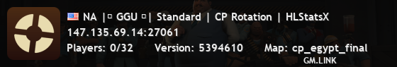 NA |★ GGU ★| Standard | CP Rotation | HLStatsX